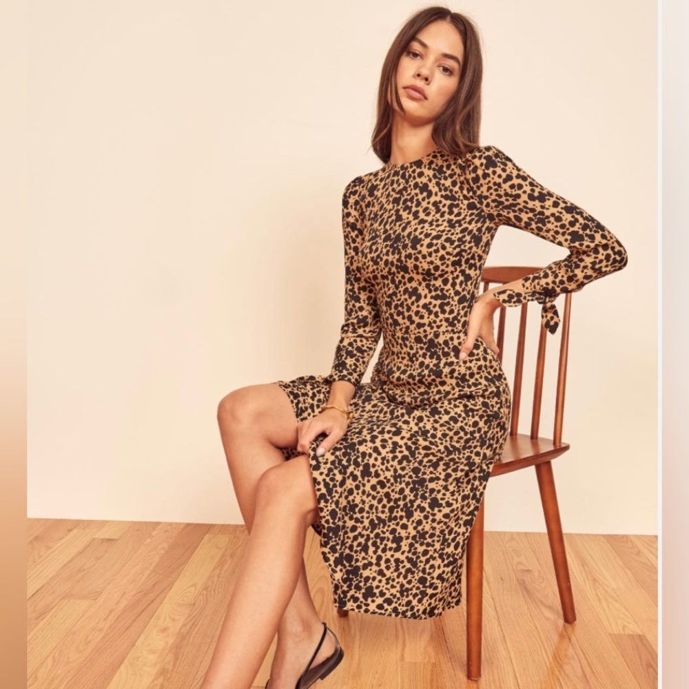 Reformation The Port Midi Dress - Size 2